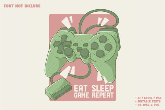 Green Joystick Retro Illustration: A Dynamic Tool for Brand Identity Development