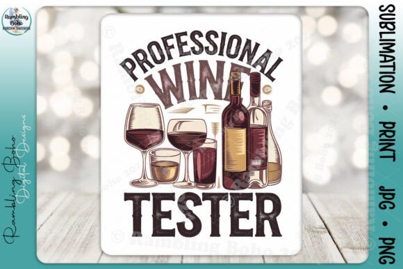 Professional Wine Tester Version 2 Funny: Strategic Use of Humor in Design for Business and Creative Impact