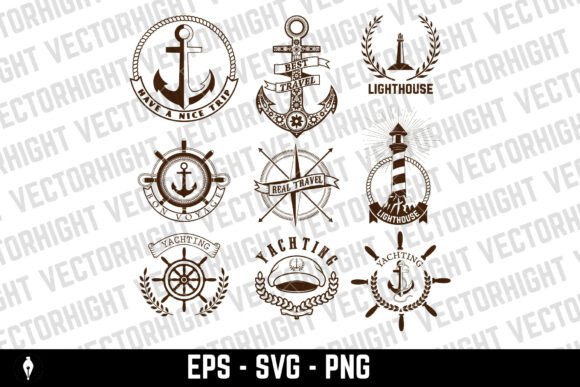 Set of Sea and Nautical Decorations: A Versatile Design Resource Done Right
