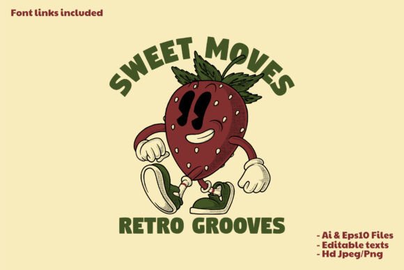Unleashing Brand Potential with the Retro Walking Strawberry Mascot